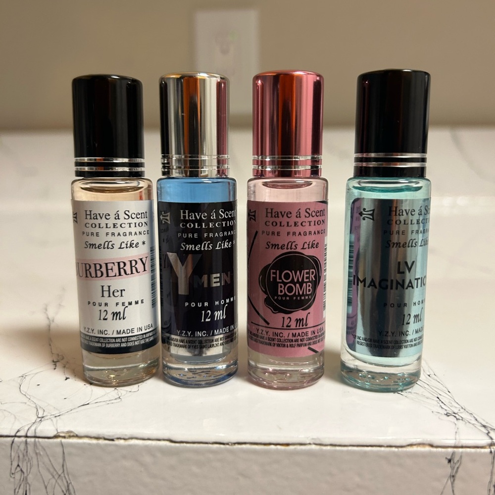 Bundle of four his and hers perfume